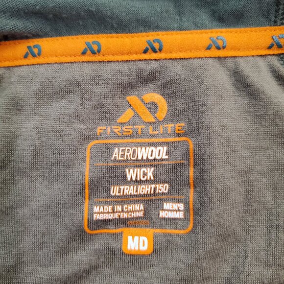 First Lite Men's Wick Hoody Ultralight 150 Aerowool - Picture 2 of 3
